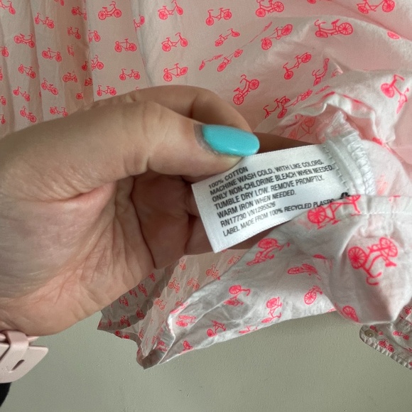 Merona Novelty Bicycle Print Top - Picture 3 of 5